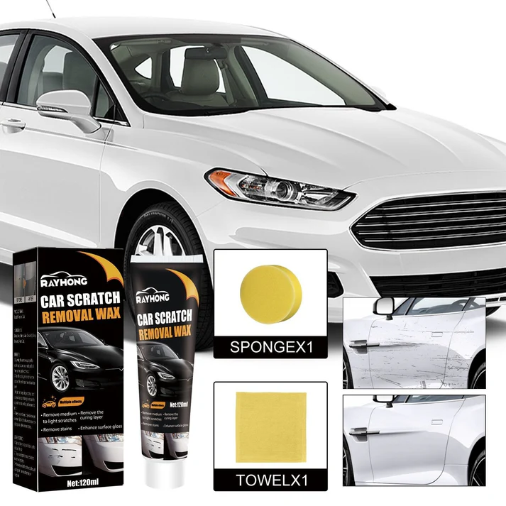 Car scratch repair wax